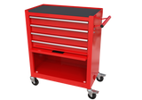 4 Drawers Tool Cabinet with Tool Sets Red