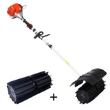 Snow Sweeper Gasoline Powered Paddle Pro 52CC 2 Stroke with 2 PCS Paddle 27.2x10.4" EPA