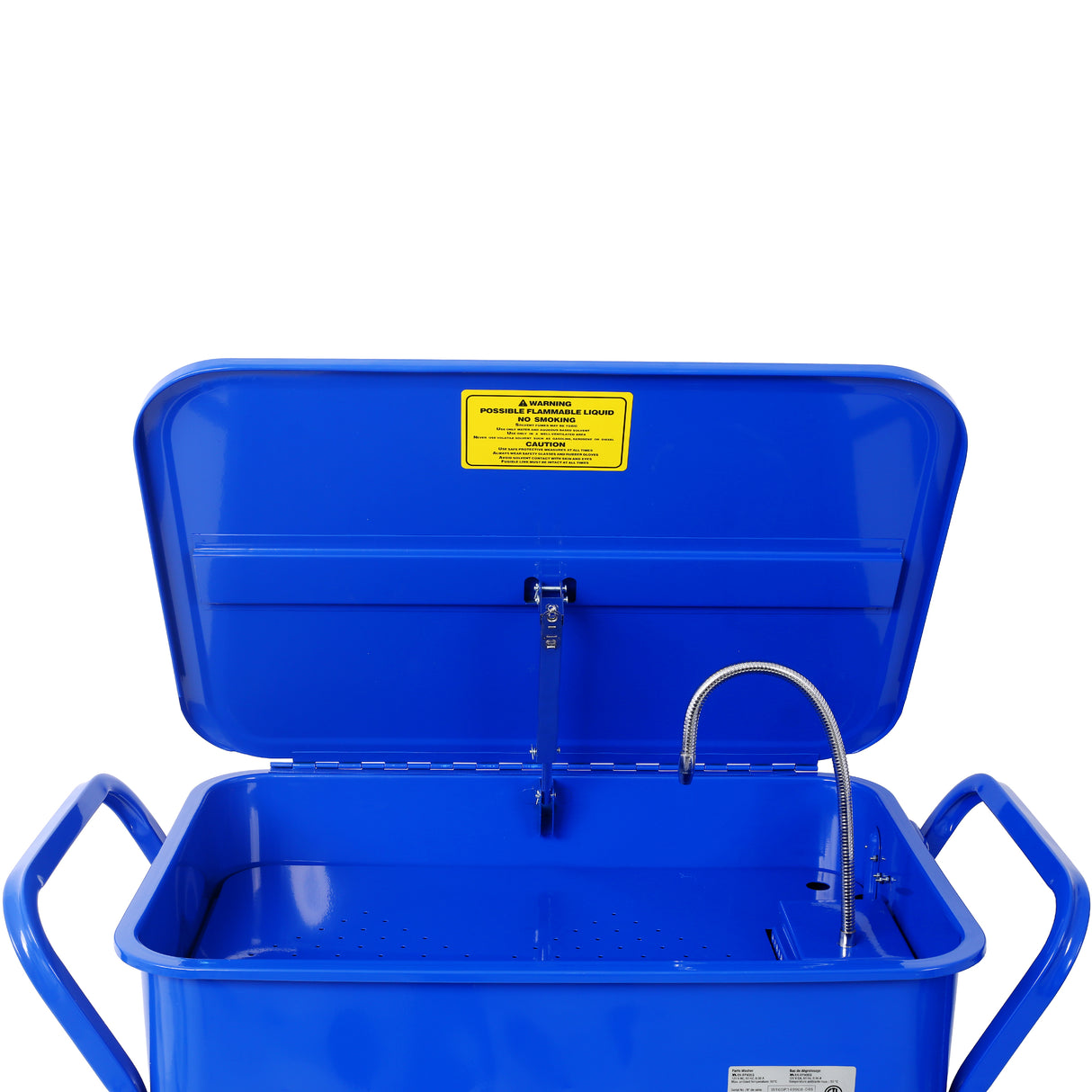 Mobile Parts Washer 20 Gallon Capacity Portable Parts Cleaner para sa Paggamit sa Water Based Cleaning Solutions Heavy Duty 20 Gauge Steel 325 GPH Pump Power na may Drain Tray