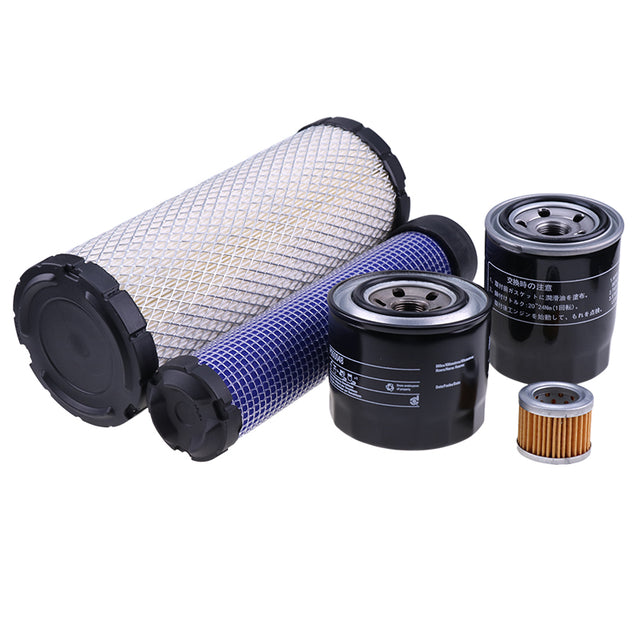 Filter Kit Fits for John Deere Compact Excavator 35D 50D With Yanmar 3TNV88-BNHB Engine