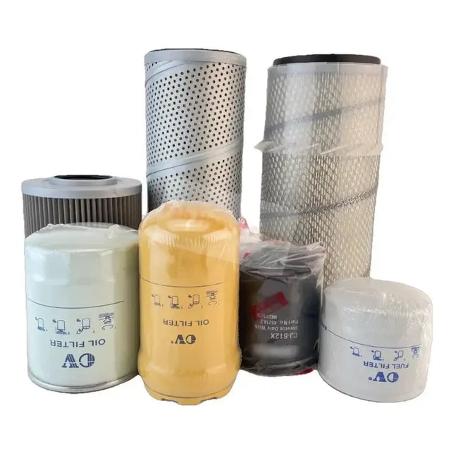 Kit filtro per motore Mitsubishi 4M40 adatto per escavatore Caterpillar CAT E307B E307C 307C