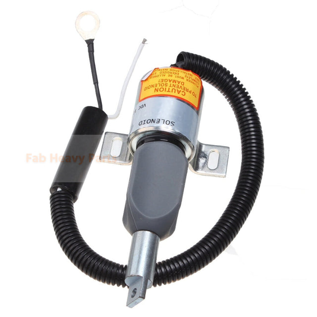 Solénoïde d'arrêt de carburant 185208, adapté au moteur Isuzu 4JG1-TPA 12V Gehl CTL70 Mustang MTL20, chargeur sur chenilles