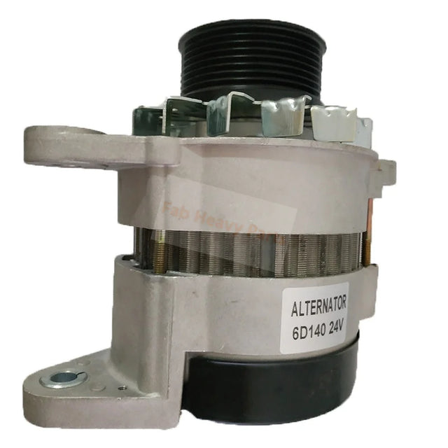 Se adapta a Komatsu D155AX-6 D275A-5R PC600-8R PC800-8R PC850-8R WA500-6 motor SAA6D140E alternador 600-825-9111 600-825-9110