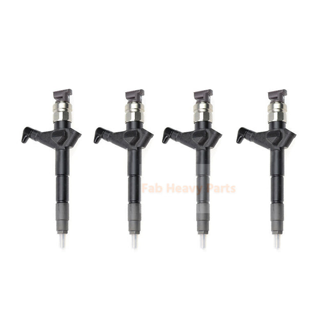 4 Piece Fuel Injector 095000-7610 23670-09260 23670-0R160 Fits for Toyota Engine 2AD-FTV Avensis