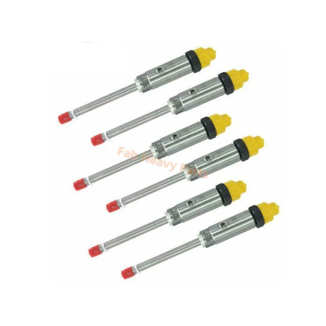 6 PCS Brandstofinjector 130-1804 1301804 0R8787 0R-8787 7 W7033 7W-7033 Past voor Caterpillar CAT Motor 3408B 3412C, Gereviseerd