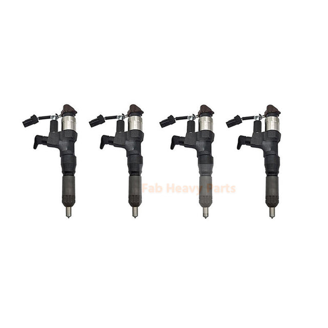 4 Piece Fuel Injector 295050-1170 23670-E0510 Fits for Hino Engine N04C