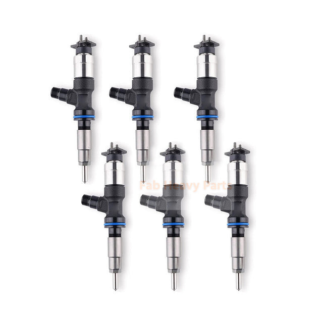 6 Piece Fuel Injector 370-7281 Fits for Caterpillar CAT Engine C7.1 Excavator 336