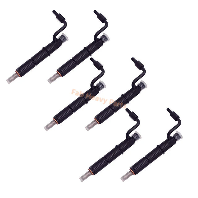 6 PCS Brandstofinjector 5I-7706 5I7706 10R-7599 10R7599 Past voor Caterpillar CAT Motor 3064 3066 S4KT S6KT