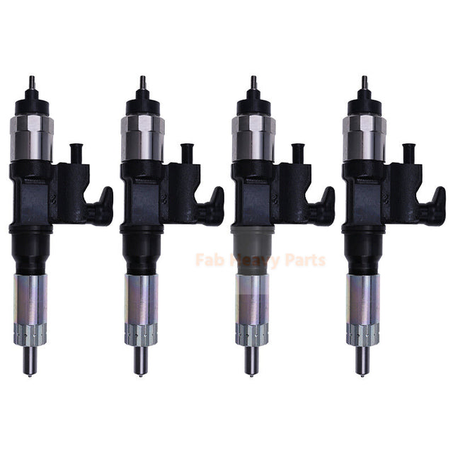 Injecteur de carburant 4 pièces 8-98280697-1 adapté au moteur Isuzu 4HK1 6HK1