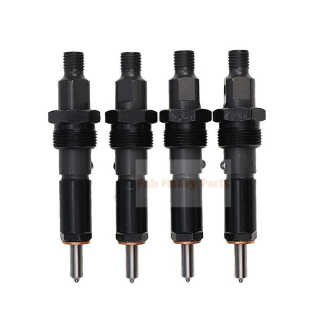 4 Piece Fuel Injector J909476 Fits for CASE Engine 4T-390 6T-590 Excavator 688 888 1088 1058B 1086B