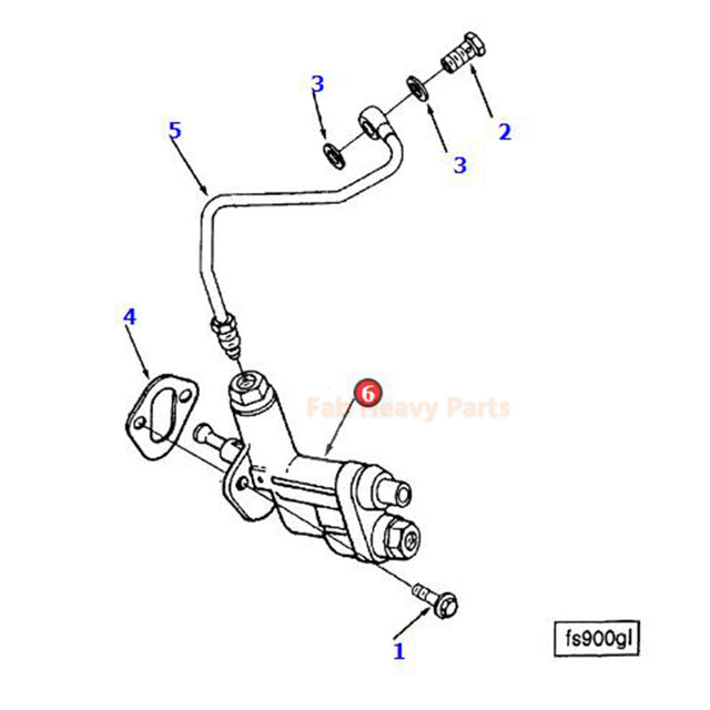 Bomba de elevación de combustible 6733-71-6510 compatible con motor Komatsu SA6D114-1 SA4D102E-1 cargadora de ruedas WA420-3 WA420-DZ-3 WA320-3