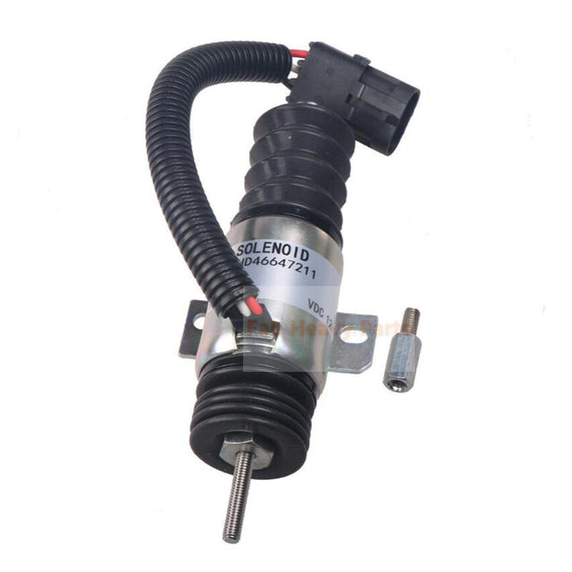 Solénoïde d'arrêt de carburant 12V 836664211 836667369, convient pour Valmet Sisu MF