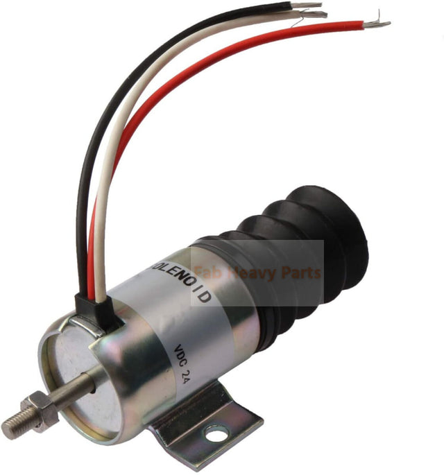 Solenoide de cierre de combustible AT115077 compatible con excavadora John Deere 690D 690DR