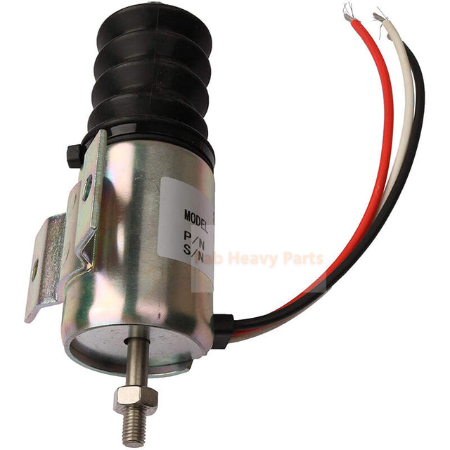 Fuel Shutoff Solenoid AT115077 Fits for John Deere Excavator 690D 690DR