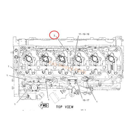 Harness Assembly 2153249 215-3249 Fits for Caterpillar Engine C9 C-9 CAT 330C 330D 336D D6R 627G 637D 637G M330D