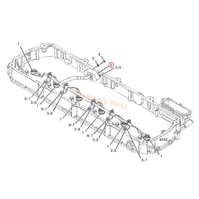 Kabelbaumbaugruppe 4187614 418-7614 Passend für Caterpillar CAT Motor C11 C13 Bagger 345C 345D 349D