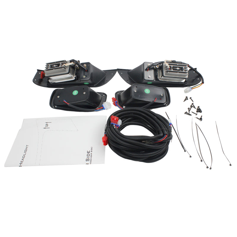 EZ-Go TXT headlights/taillights kit with complete hotsell wiring harness