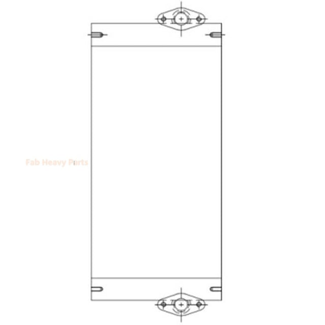 Hydraulikölkühler 22P-03-11131 Passend für Komatsu PW98MR-8 PC88MR-8 PC78US-8 PC70-8 Bagger