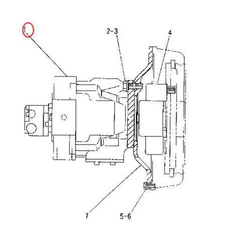 Pompa idraulica 102-0781 adatta per escavatore Caterpillar CAT 307 307-A