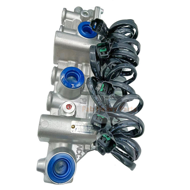 Conjunto de válvula solenoide 20Y-60-41621 compatible con excavadora Komatsu PC200-8 PC220-8 PC228US-8 PC240LC-8 PC270-8 PC290LC-8