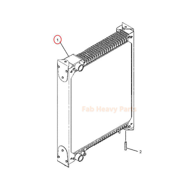 Radiador hidráulico 238-6658 2386658 apto para motor Caterpillar CAT 3056E C6.6 cargador 924G 924H 928G 928HZ 930G