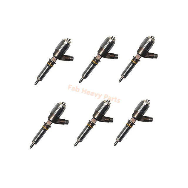 6 PCS Brandstofinjector 321-1080 3211080 10R-7667 10R7667 Past voor Caterpillar CAT Motor C4.4 C6.6