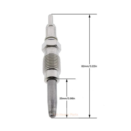 4 Uds bujía incandescente 01180400 0100226239 para Deutz 2011 1011 se adapta a Bobcat 863 873 864