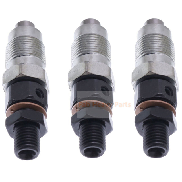 3X Fuel Injector SBA131406340 para sa New Holland TC24D TZ22D TZ25DA Case DX25E DX24