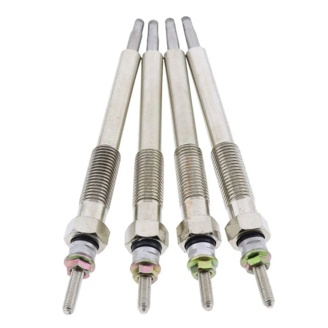 4 Piece Glow Plug Fits for Bobcat S160 S185 S205 S550 S570 S590 T180 T190 T590 V2607-DI