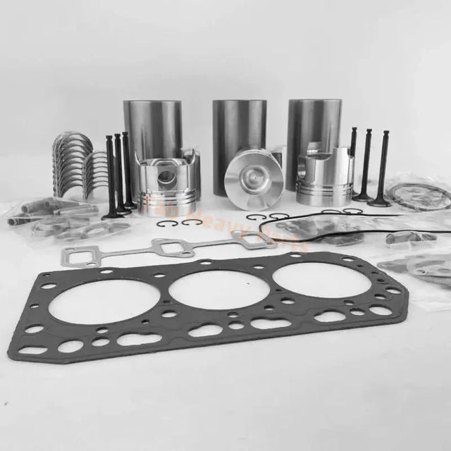 Kobelco Excavator SK030-2 Yanmar Engine 3TNE84 3TNE84T Fits Komatsu Engine 3D84E Overhaul Rebuild Kit