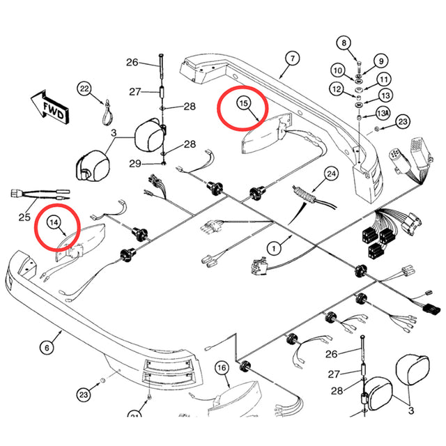 LH & RH Front Turn Lamp 131797A1 131796A1 Fits for CASE Loader 570LXT 570MXT 570N EP 570NXT 580L 580SL 590L 590SL