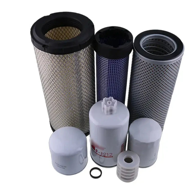 Maintenance Filter Kit KHH1C032430 1551103900 for Kubota Engine V3307 Takeuchi Track Loader TL8R2