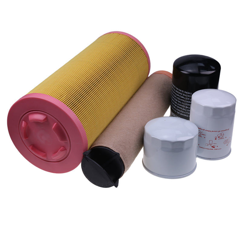 Maintenance Filter Kit HH1C0-32430 1J301-43170 16631-43560 1911113001 1911113002 for Kubota Engine V3800 Takeuchi Track Loader TL10