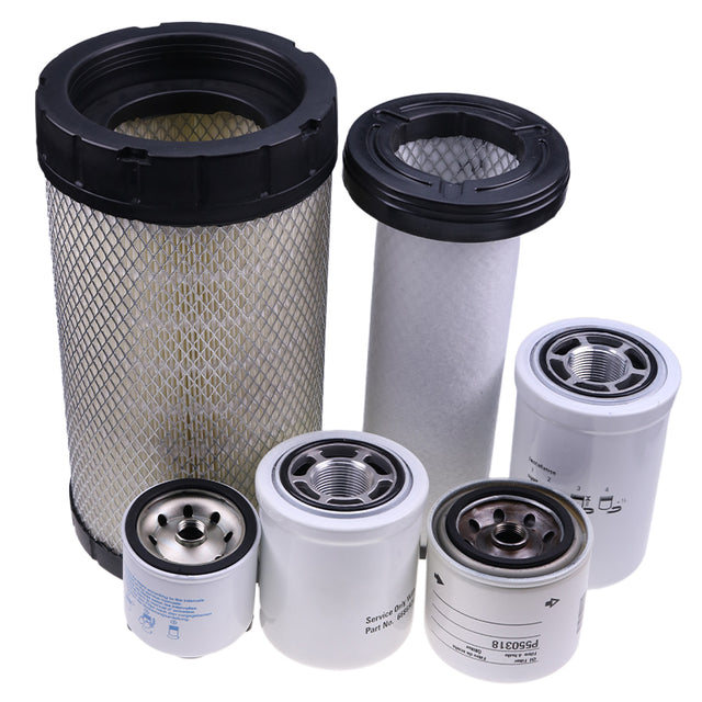 Kit de filtro de mantenimiento compatible con Bobcat Loader S160 S175 S185 S205 T180 T190