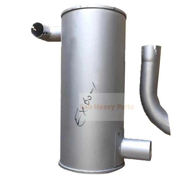 Muffler Fits for Nissan Engine FD33 Hitachi Excavator EX60 EX60G EX60SR EX60-1