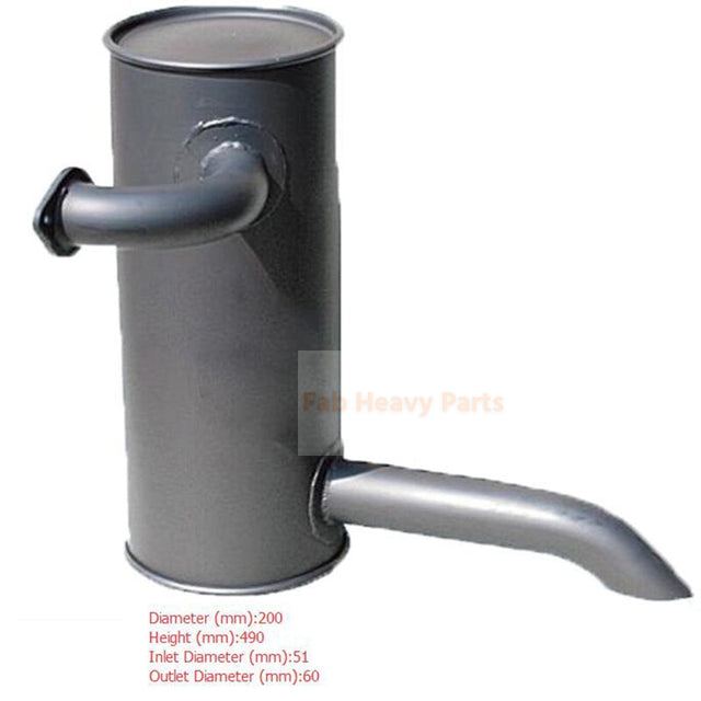 Muffler Silencer Fits for Hitachi Excavator ZAX75