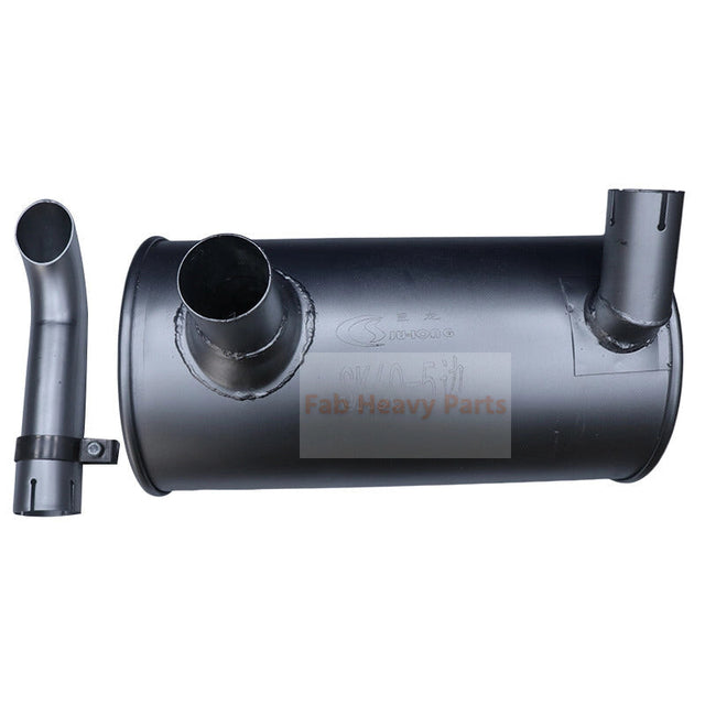 Muffler Silencer Fits for Isuzu Engine 4JB1 Kobelco Excavator SK60-5 SK60 MARK V