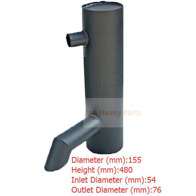 Muffler Silencer Fits for Kobelco Excavator SK30