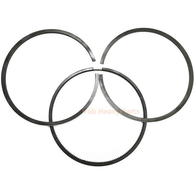 New 3 Sets Piston Ring 1-12121086-0 1121210860 Fits For Isuzu Engine 6RB1