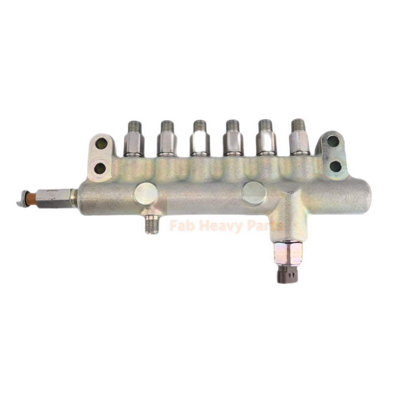 New Genuine Isuzu 6HK1TC Engine Injector Common Rail Assembly 8-98152950-2 8981529502 8-97323019-0 for Hitachi Excavator