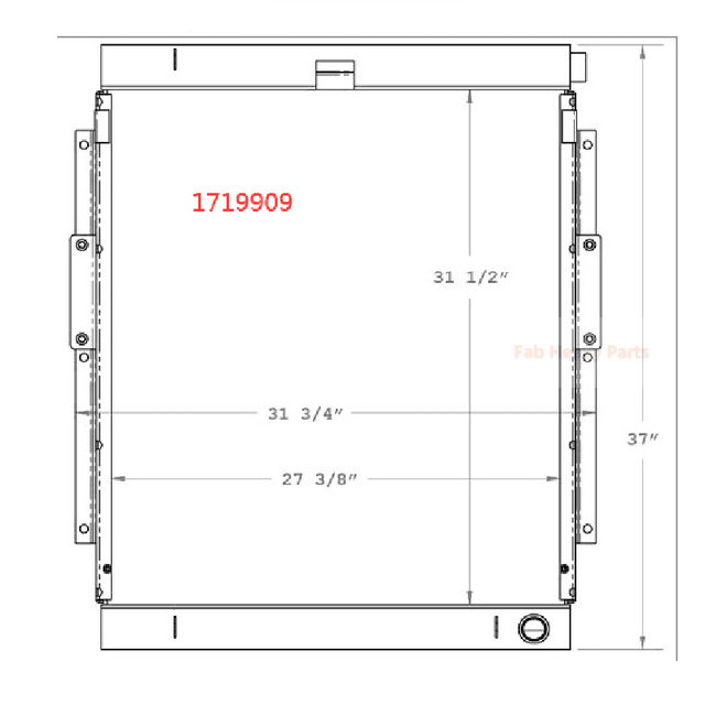 Hydraulic Oil Cooler 171-9009 1719009 164-3599 1643599 Fits for Caterpillar CAT Excavator E318B 315BL 317BLN 318B 318BL 318BLN