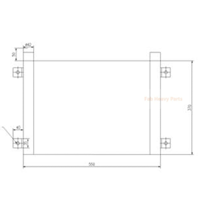 Hydraulikölkühler 17A-03-41510 154-03-76190 Passend für Komatsu D155A-6 D85EX-15R D375A-6 D85PX-15R D375A-5E0 D375A-5