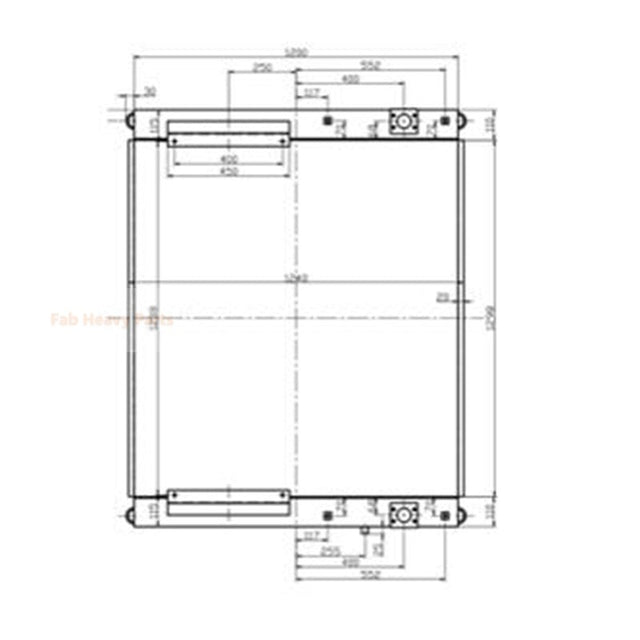 Refroidisseur d'huile hydraulique 209-03-77610, adapté à la pelle Komatsu PC750-7 PC750-6 PC800-7 PC800-6