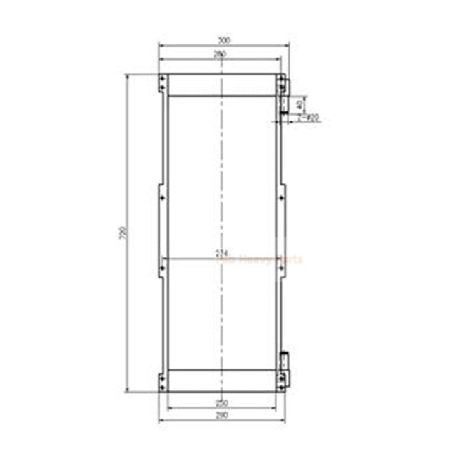 Hydraulisk oljekjøler 214-4747 2144747 Passer til Caterpillar CAT traktorgraver 416E 420E 422E 428E 430E 432E 434E 442E 444E