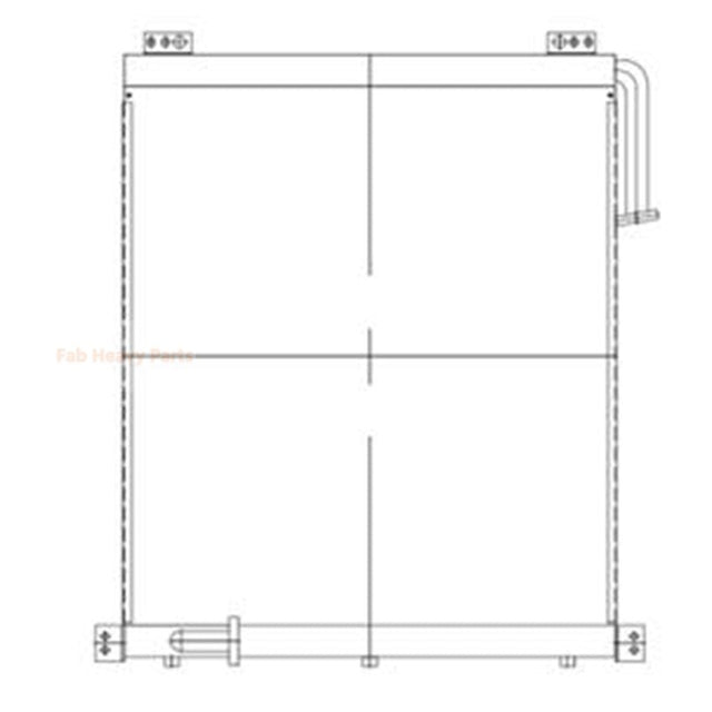 Hydraulikölkühler 21M-03-11121 Passend für Komatsu PC600-6 PC650-6 Bagger