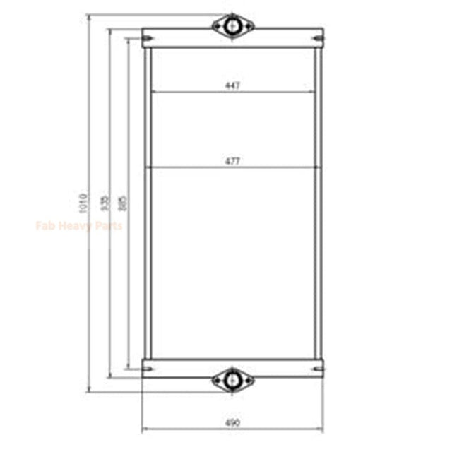 Refroidisseur d'huile hydraulique 2653563 265-3563 2040997 204-0997, convient pour pelle Caterpillar CAT E315D E320C