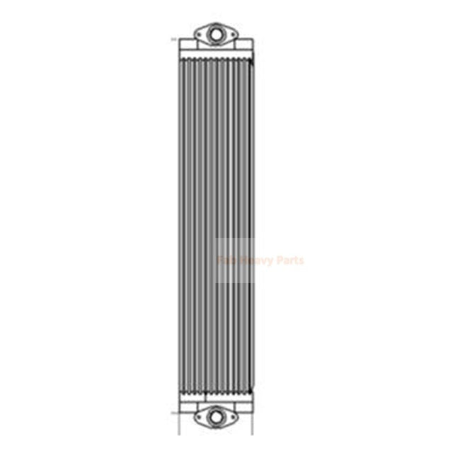 Refroidisseur d'huile hydraulique 416-03-41610, adapté à la chargeuse sur pneus Komatsu WA150-6