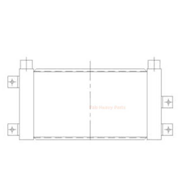 Hydraulische oliekoeler 4230331321 past voor Komatsu WA380-5 WA400-5 HD465-7R HD605-7E0 HD605-7R