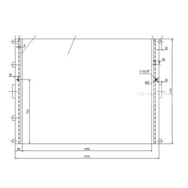 Enfriador de aceite hidráulico 4427952 para Hitachi EX1200-5 EX1200-5C EX2500-5 EX2500-6 EX1200-5D EX2500