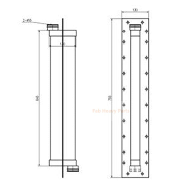 Enfriador de aceite hidráulico 6212-61-6120 compatible con Komatsu D475A-2 PC1600-1 PC650-3 WA800-1 WA800-2 HD785-3 WA900-1 HD325-5